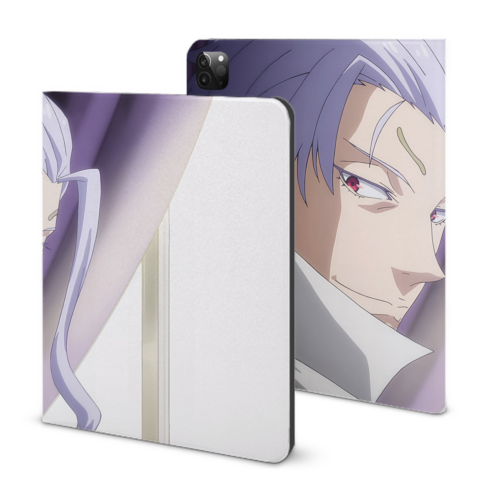 （画像用） 転スラ Regarding Reincarnated to Slime IPadケース ペンホルダー付き ブックスタイルデザイン